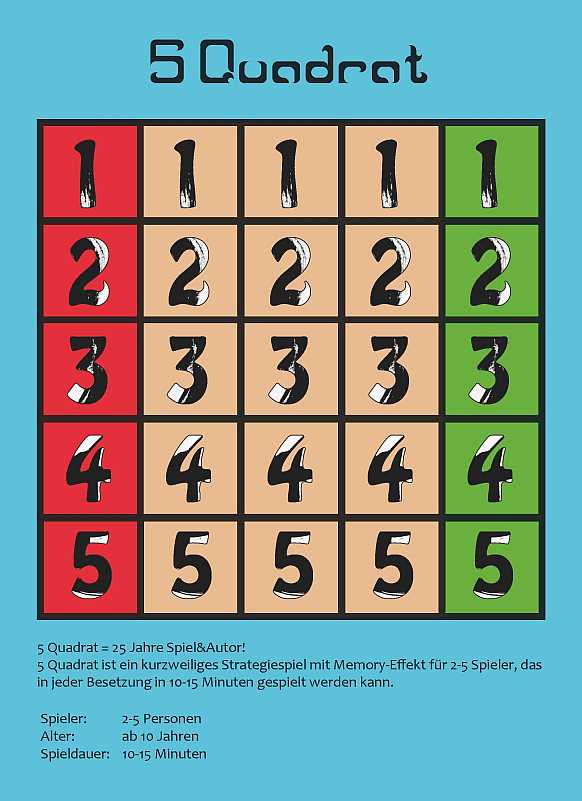 Spiel 5 Quadrat